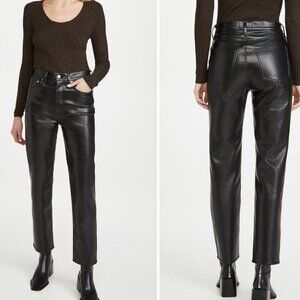 AGOLDE Recycled Leather 90's Pinch Waist